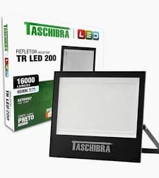 Taschibra Tr Led 200 Holofote Refletor 200w 6500k Led Economiza 80